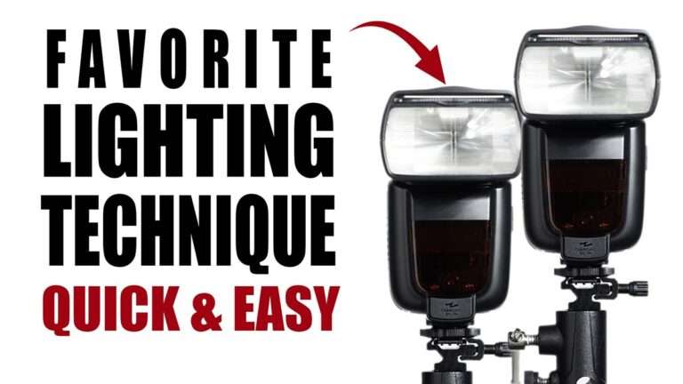 My Favorite Quick and Easy Flash Photography Lighting Technique